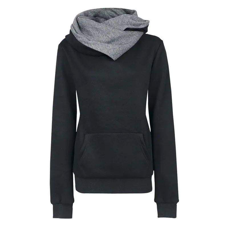 Women's Autumn Winter Solid Color Hoodie Sweatshirt