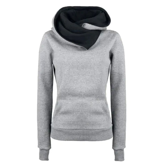 Women's Autumn Winter Solid Color Hoodie Sweatshirt