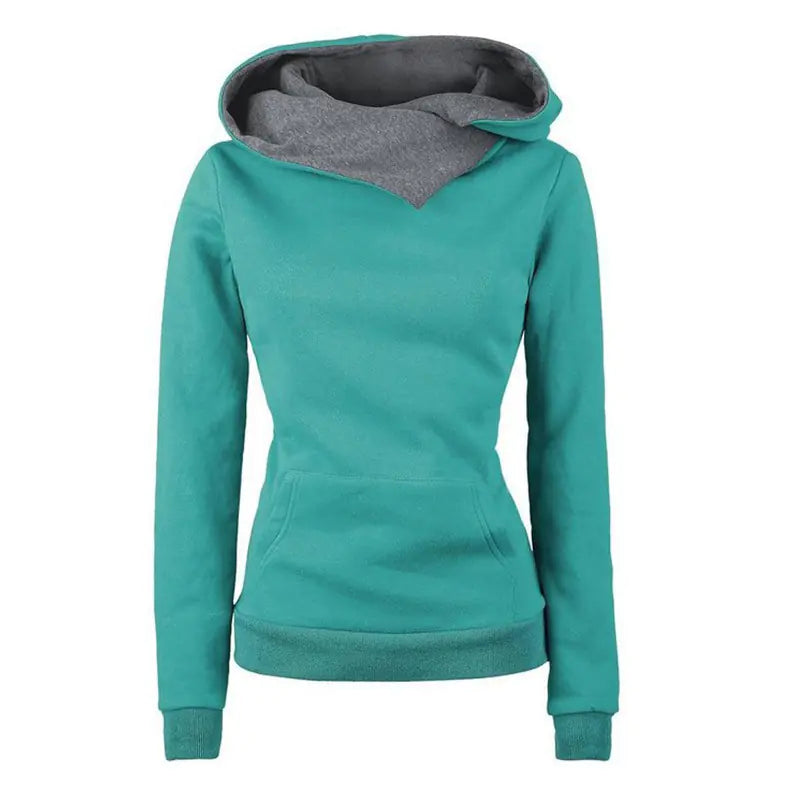 Women's Autumn Winter Solid Color Hoodie Sweatshirt
