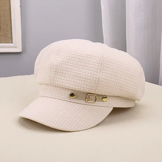 Women's Pleated Octagonal Sunshade Hat for Outdoors
