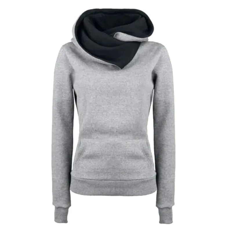 Women's Autumn Winter Solid Color Hoodie Sweatshirt